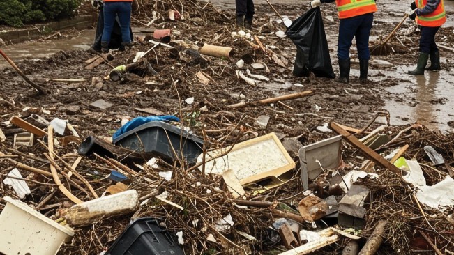 Banjir Travis County Texas. (Instagram @traviscountytx)